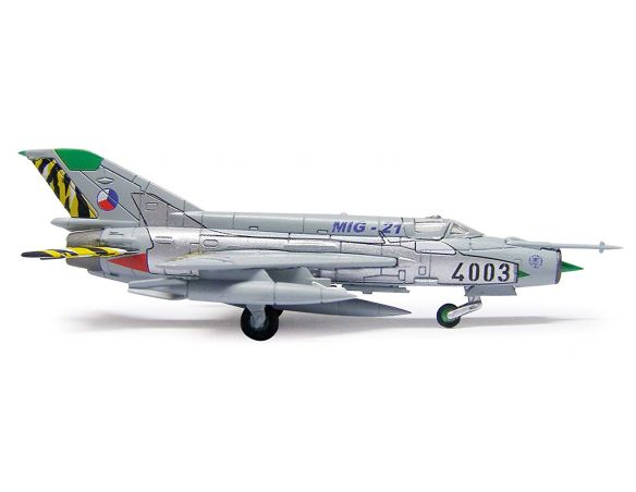 Herpa 554930 Czech Air Force Mikoyan MiG-21MF 211 TL MiG-21 farewell 1:200