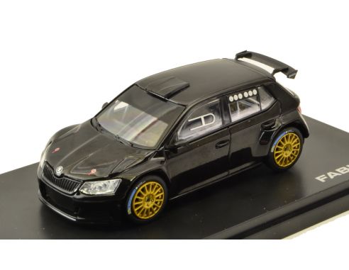 Abrex AB605D SKODA FABIA III R5 2015 BLACK 1:43 Modellino
