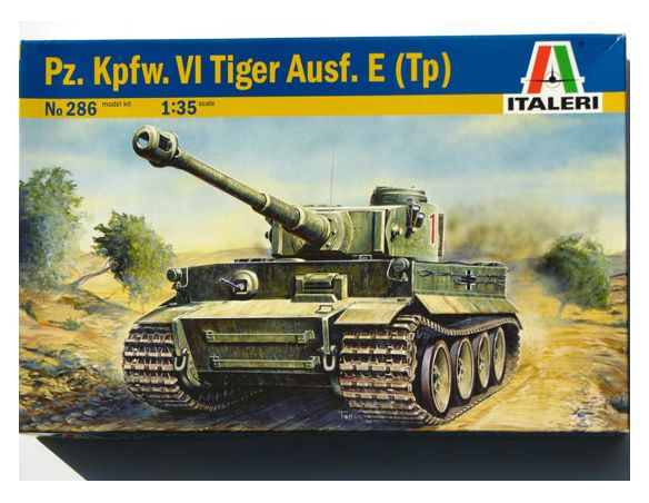 Italeri IT0286 TIGER I E/H1 KIT 1:35 Modellino