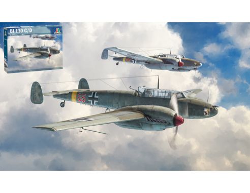 Italeri IT2794 BF 110 C/D KIT 1:48 Modellino