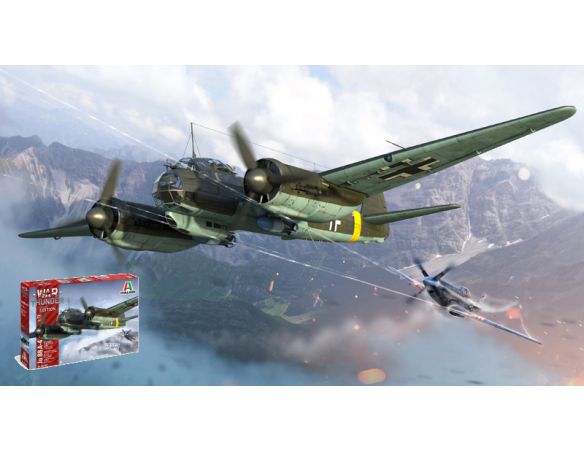 Italeri IT35104 WAR THUNDER JU 88 A-4 KIT 1:72 Modellino