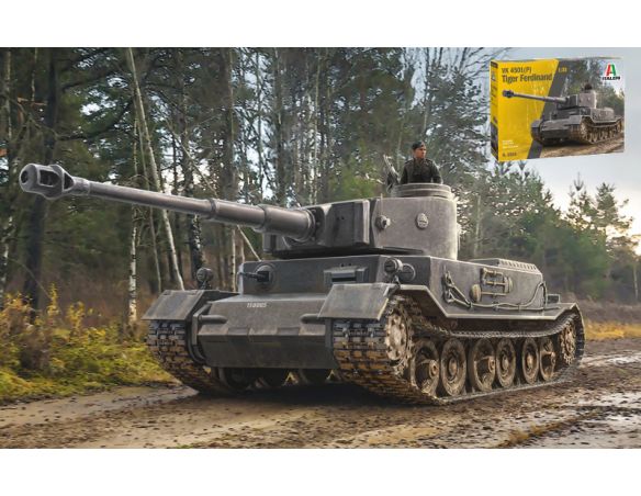 Italeri IT6565 VK 4501 (P) TIGER FERDINAND KIT 1:35 Modellino