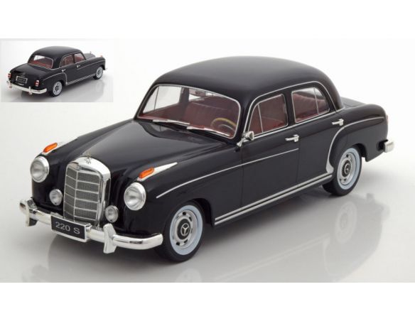 KK Scale KKDC180321 MERCEDES 220S LIMOUSINE (W180 II) BLACK 1:18 Modellino