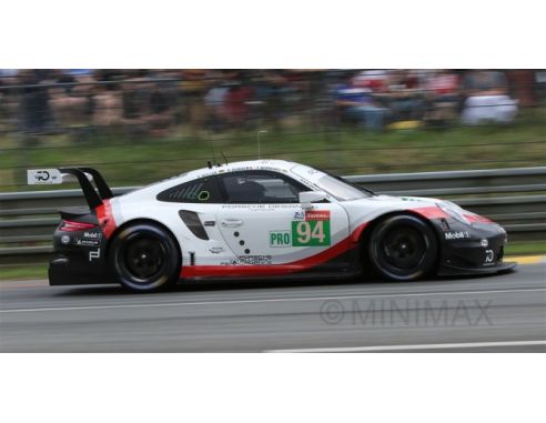 Spark Model S18404 PORSCHE 911 RSR N.94 DNF LM 2018 DUMAS-BERNHARD-MULLER 1:18 Modellino