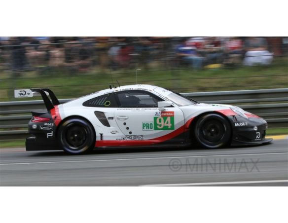 Spark Model S18404 PORSCHE 911 RSR N.94 DNF LM 2018 DUMAS-BERNHARD-MULLER 1:18 Modellino