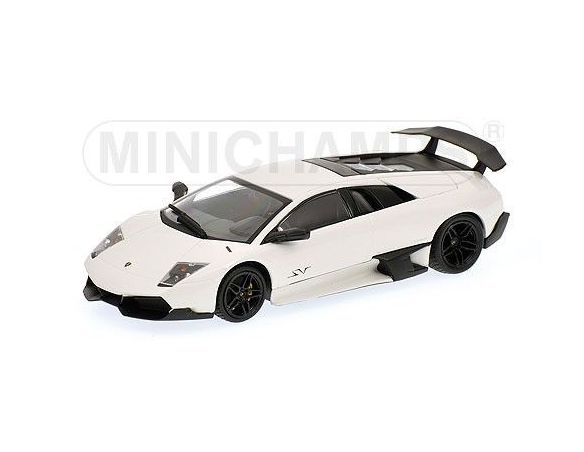 Minichamps PM400103941 LAMBORGHINI MURCIELAGO LP-670-4 SV WHITE 1:43 Modellino