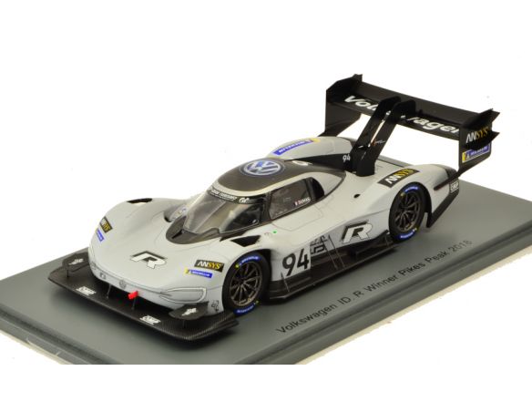 Spark Model S43PP18 VW ID R N.94 WINNER PIKES PEAK 2018 ROMAIN DUMAS 1:43 Modellino