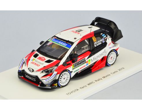 Spark Model S5977 TOYOTA YARIS N.10 5th MONTE CARLO 2019 J.M.LATVALA-M.ANTTILA 1:43 Modellino