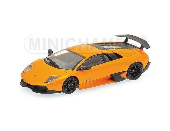 Minichamps PM400103942 LAMBORGHINI MURCIELAGO LP670-4 SV 2009 ORANGE METALLIC 1:43 Modellino
