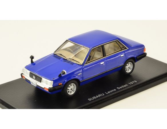 Spark Model S7356 SUBARU LEONE 4 DOOR SEDAN 1.8 1979 BLUE 1:43 Modellino