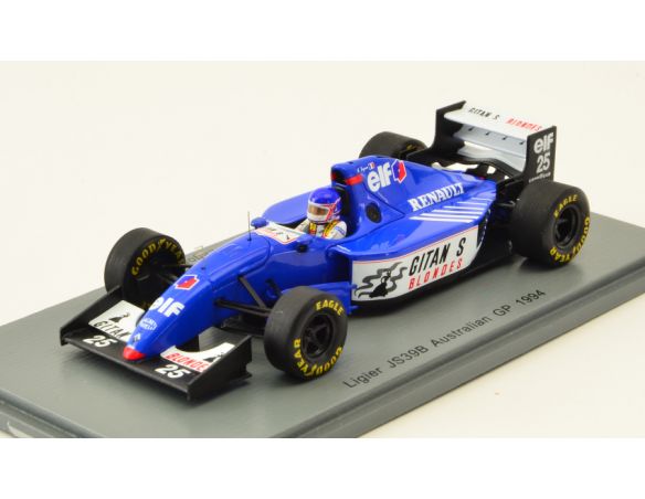 Spark Model S7405 LIGIER JS39B FRANCK LAGORCE 1994 N.25 11th AUSTRALIAN GP 1:43 Modellino