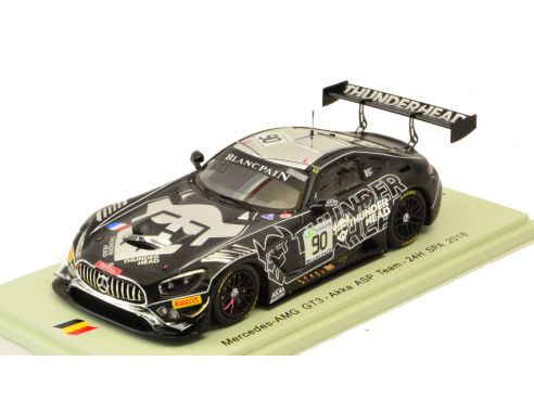 Spark Model SB220 MERCEDES GT3 N.90 24 H SPA 2018 J.MANCHESTER-F.SCHILLER-N.BASTIAN-J.SZY. Modellino