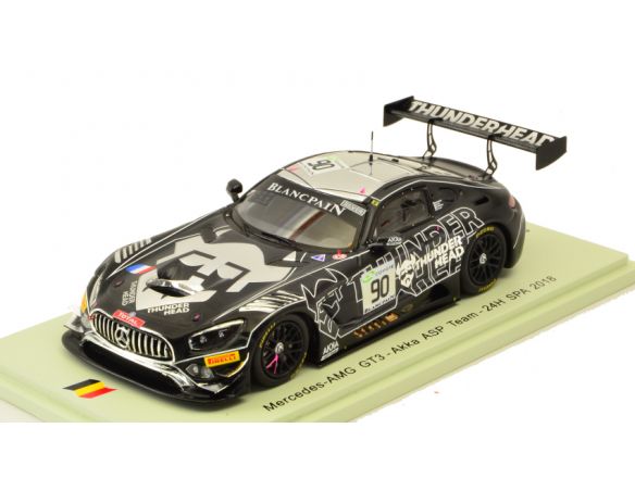 Spark Model SB220 MERCEDES GT3 N.90 24 H SPA 2018 J.MANCHESTER-F.SCHILLER-N.BASTIAN-J.SZY. Modellino