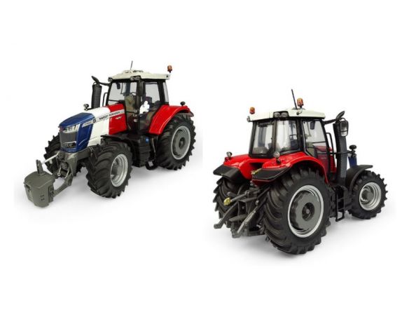 Universal Hobbies UH5377 MASSEY FERGUSON 7726S BLEU-BLAC-ROUGES EDITION 1:32 Modellino