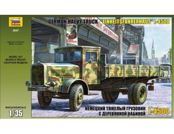 Zvezda Z3647 L-4500S EINHEITSKABINE KIT 1:35 Modellino