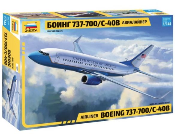 Zvezda Z7027 BOEING 737-700 KIT 1:144 Modellino