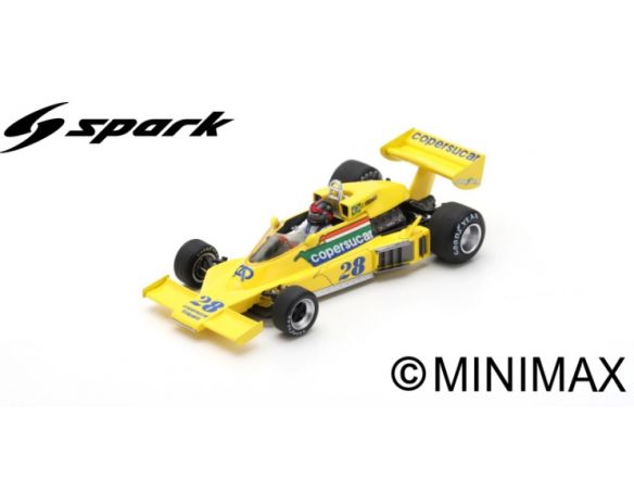 Spark Model S3939 COPERSUCAR FD04 EMERSON FITTIPALDI 1977 N.28 4th BRAZIL GP 1:43 Modellino