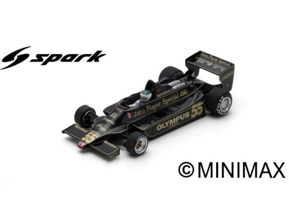 Spark Model S7130 LOTUS 79 JEAN-PIERRE JARIER 1978 N.55 DNF CANADIAN GP 1:43 Modellino