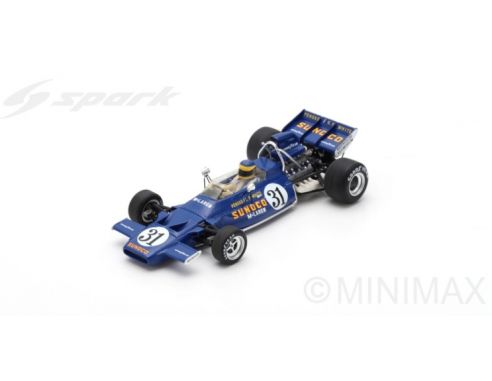 Spark Model S7142 MC LAREN M19A DAVID HOBBS 1971 N.31 10th US GP 1:43 Modellino