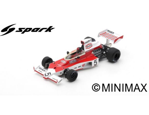 Spark Model S7147 MC LAREN M23 EMERSON FITTIPALDI 1974 N.5 5th MONACO GP 1:43 Modellino