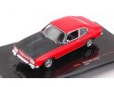 Ixo model CLC258 FORD CAPRI MKI 1700 GT 1970 RED/BLACK 1:43 Modellino