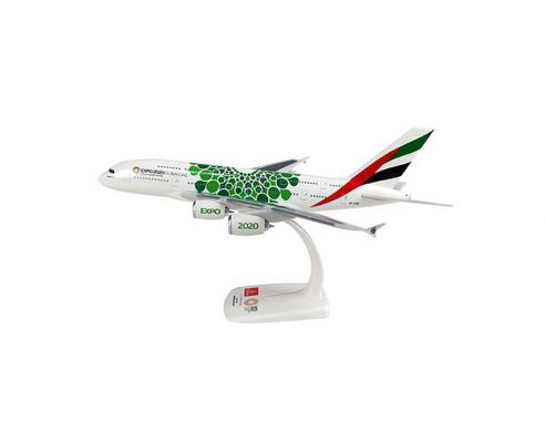 Herpa HP612364 AIRBUS A380 EMIRATES - EXPO 2020 SUSTAINABILITY 1:250 Modellino