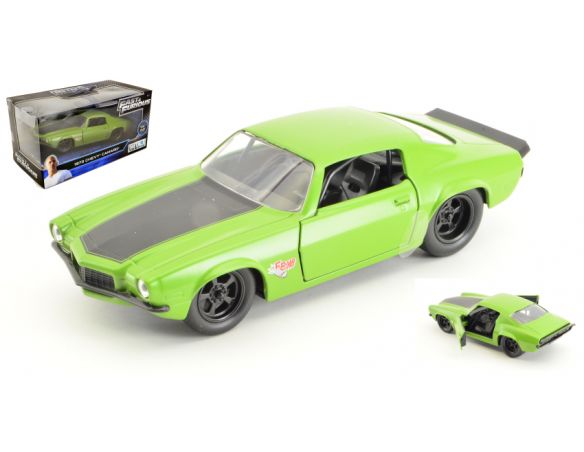 JADA TOYS JADA99521 CHEVY CAMARO FAST & FURIOUS GREEN 1:32 Modellino