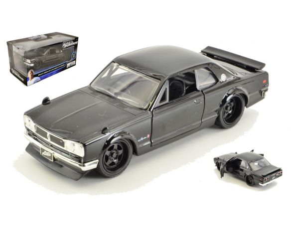 JADA TOYS JADA99602 BRIAN'S NISSAN SKYLINE 2000 GT-R FAST & FURIOUS BLACK 1:32 Modellino