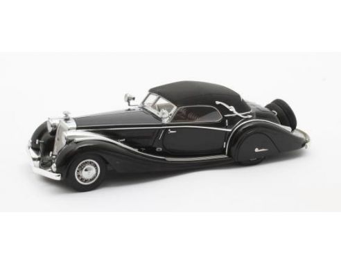 Matrix MX40803-022 HORCH 853 VOLL & RUHRBECK ROADSTER 1938 BLACK 1:43 Modellino