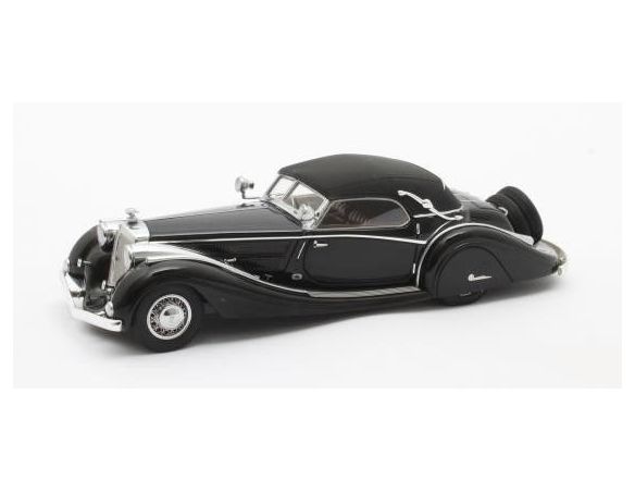 Matrix MX40803-022 HORCH 853 VOLL & RUHRBECK ROADSTER 1938 BLACK 1:43 Modellino