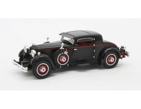 Matrix MX41804-051 STUTZ MODEL M SUPERCHARGED LANCEFIELD COUPE 1930 BLACK 1:43 Modellino