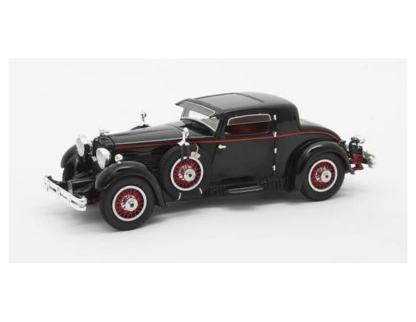 Matrix MX41804-051 STUTZ MODEL M SUPERCHARGED LANCEFIELD COUPE 1930 BLACK 1:43 Modellino