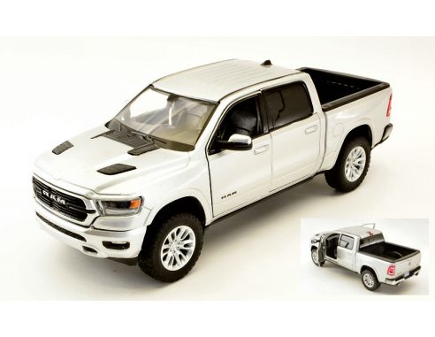 Motormax MTM79357S DODGE RAM 1500 2019 SILVER 1:24 Modellino