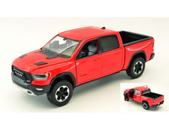 Motormax MTM79358R DODGE RAM 1500 2019 RED 1:24 Modellino