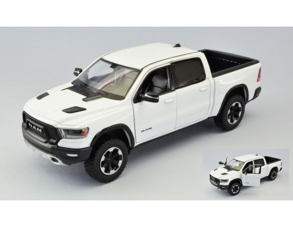 Motormax MTM79358W DODGE RAM 1500 2019 WHITE 1:24 Modellino