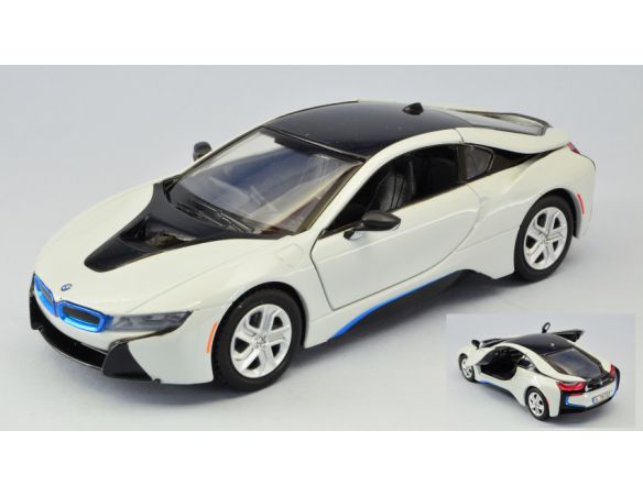 Motormax MTM79359W BMW i8 COUPE 2019 WHITE 1:24 Modellino