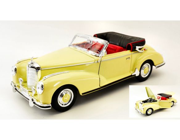 Welly WE19859CR MERCEDES 300 S CONVERTIBLE CREAM 1:18 Modellino
