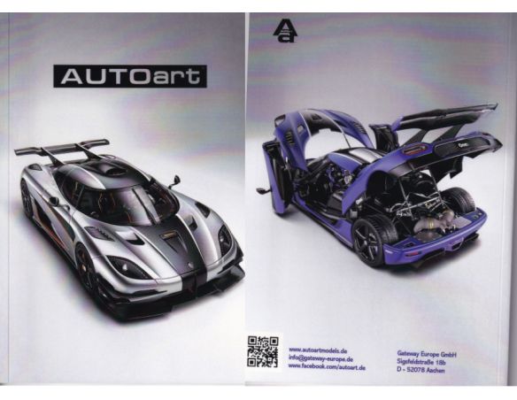 Auto Art / Gateway AACAT2019-1 CATALOGO AUTO ART 2019 SPECIAL PHOTO PAG.67 Modellino