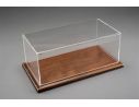 Atlantic ATL10061 MOLSHEIM DISPLAY CASE W/MOGAN COLOR WOOD BASE 1:12 Modellino