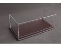 Atlantic ATL10103 MULHOUSE DISPLAY CASE W/DARK BROWN LEATHER BASE 1:12 Modellino