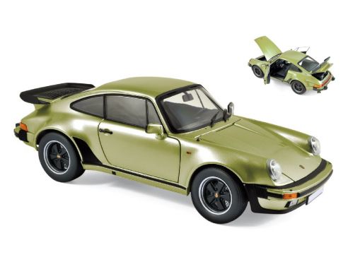 Norev NV187577 PORSCHE 911 TURBO 1978 SILVERGREEN METALLIC 1:18 Modellino