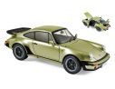 Norev NV187577 PORSCHE 911 TURBO 1978 SILVERGREEN METALLIC 1:18 Modellino