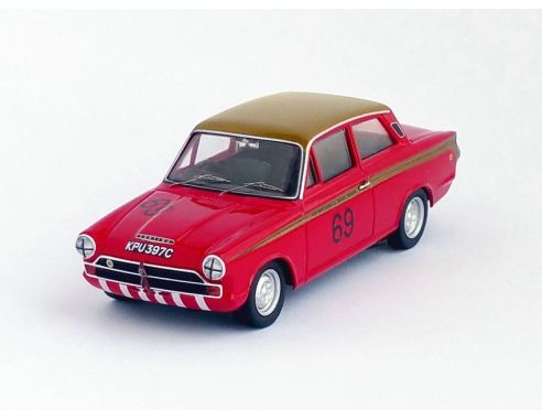 Trofeu TFRRBE07 FORD CORTINA LOTUS N.69 COUPES DE BELGIQUE 1965 JACKY ICKX  1:43 Modellino