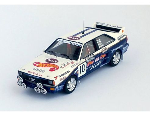 Trofeu TFRRUK18 AUDI QUATTRO N.10 NATIONAL BREAKDOWN RALLY 1987 BOSCH-HODGSON 1:43 Modellino