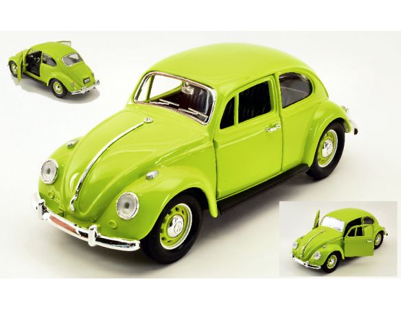 Hot Wheels LDC24202LGN VW BEETLE 1967 LIGHT GREEN 1:24 Modellino