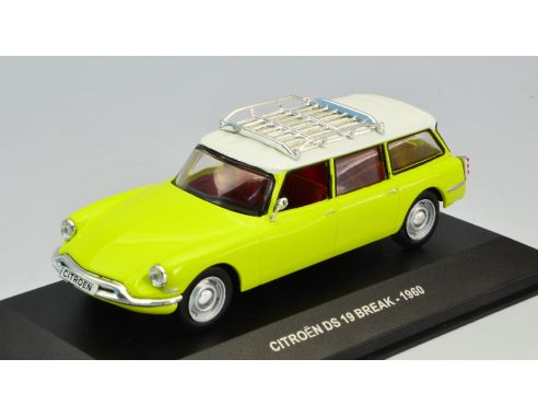 Solido SL4304400 CITROEN DS 19 BREAK 1960 YELLOW/WHITE 1:43 Modellino