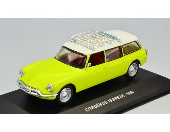 Solido SL4304400 CITROEN DS 19 BREAK 1960 YELLOW/WHITE 1:43 Modellino