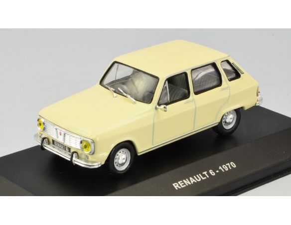 Solido SL4304700 RENAULT 6 1970 LIGHT CREAM 1:43 Modellino