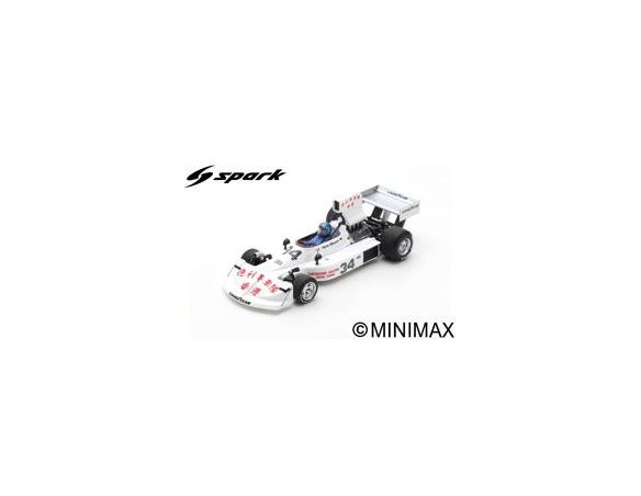 Spark Model S5369 MARCH 761 H.J.STUCK 1976 N.34 LONG BEACH GP 1:43 Modellino