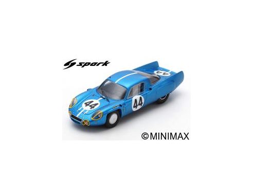 Spark Model S5491 ALPINE A210 N.44 22th LM 1966 J.CHEINISSE-R.DE LAGENESTE 1:43 Modellino
